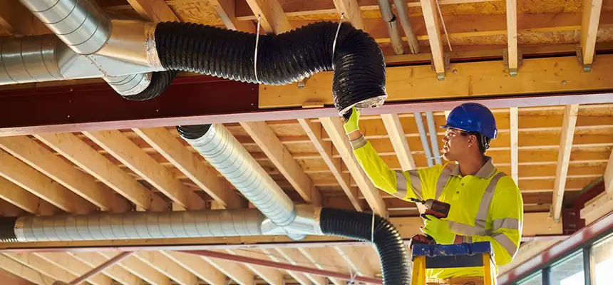 Replacing a Dryer Hose in Round Lake Beach, IL